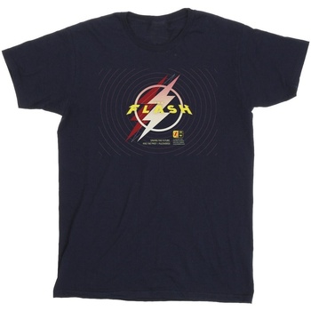 Abbigliamento Uomo T-shirts a maniche lunghe Dc Comics The Flash Lightning Logo Blu