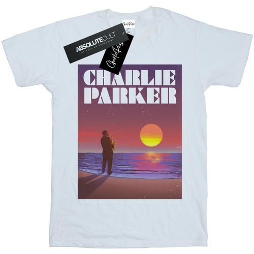 Abbigliamento Bambina T-shirts a maniche lunghe Charlie Parker Into The Sunset Bianco