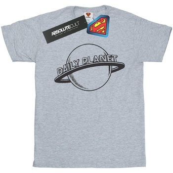 Abbigliamento Bambina T-shirts a maniche lunghe Dc Comics Superman Daily Planet Grigio