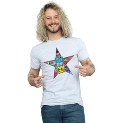 Abbigliamento Uomo T-shirts a maniche lunghe Dc Comics Teen Titans Go Star Logo Grigio
