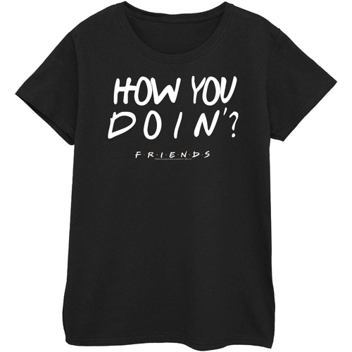 Abbigliamento Donna T-shirts a maniche lunghe Friends  Nero