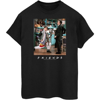 Abbigliamento Donna T-shirts a maniche lunghe Friends Joey Lunges Nero