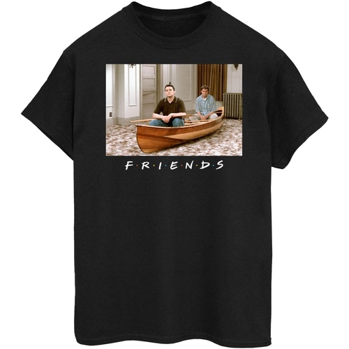 Abbigliamento Donna T-shirts a maniche lunghe Friends Joey And Chandler Boat Nero