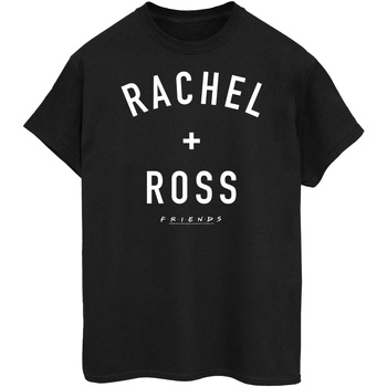 Abbigliamento Donna T-shirts a maniche lunghe Friends Rachel And Ross Text Nero