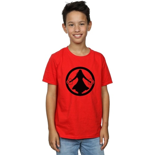 Abbigliamento Bambino T-shirt maniche corte Marvel Scarlet Witch Symbol Rosso