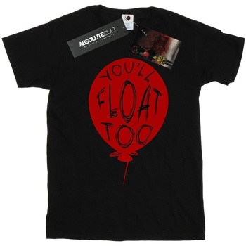 Abbigliamento Uomo T-shirts a maniche lunghe It Pennywise You'll Float Too Nero