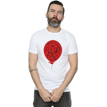 Abbigliamento Uomo T-shirts a maniche lunghe It Pennywise You'll Float Too Bianco