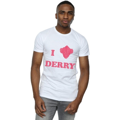 Abbigliamento Uomo T-shirts a maniche lunghe It Chapter 2 Derry Clown Bianco