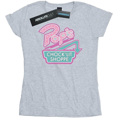 Abbigliamento Donna T-shirts a maniche lunghe Riverdale Pop's Chock'lit Shoppe Grigio
