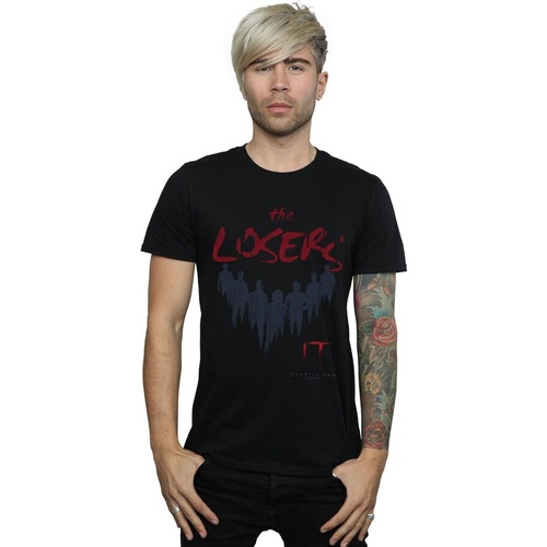 Abbigliamento Uomo T-shirts a maniche lunghe It Chapter 2 The Losers Group Nero
