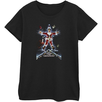 Abbigliamento Donna T-shirts a maniche lunghe National Lampoon´s Christmas Va Poster Nero