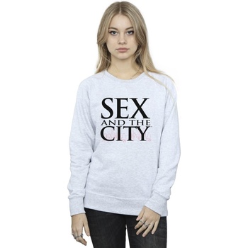 Abbigliamento Donna Felpe Sex And The City Logo Skyline Grigio