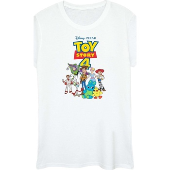 Abbigliamento Donna T-shirts a maniche lunghe Disney Toy Story 4 Crew Bianco
