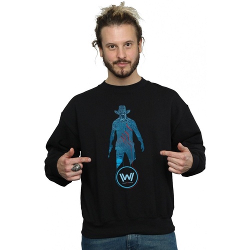 Abbigliamento Uomo Felpe Westworld Digital Man In Black Nero