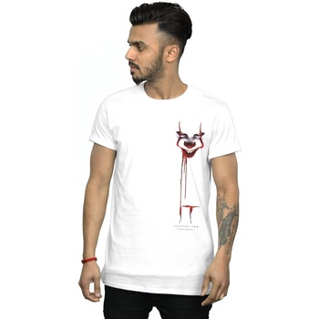 Abbigliamento Uomo T-shirts a maniche lunghe It Chapter 2 Poster Drip Bianco