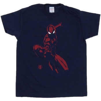 Abbigliamento Bambino T-shirt maniche corte Marvel Spider-Man Shadow Blu