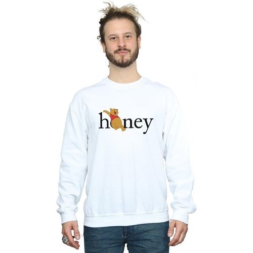Abbigliamento Uomo Felpe Disney Winnie The Pooh Honey Bianco