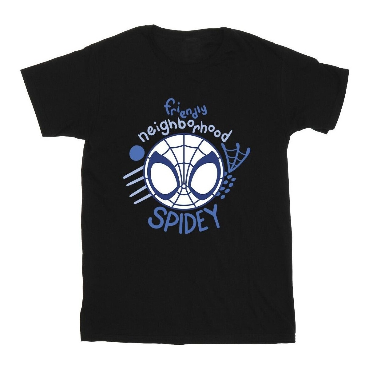Abbigliamento Bambino T-shirt maniche corte Marvel Spidey And His Amazing Friends Neighbourhood Nero