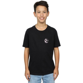 Abbigliamento Bambino T-shirt maniche corte Disney Death Star Chest Print Nero