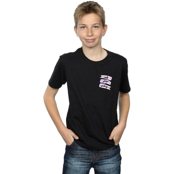 Abbigliamento Bambino T-shirt maniche corte Disney Rule Your Galaxy Chest Print Nero