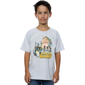 Abbigliamento Bambino T-shirt maniche corte Disney Vintage Montage Grigio