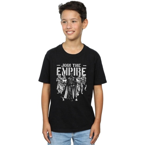 Abbigliamento Bambino T-shirt maniche corte Disney Support The Troops Nero