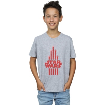 Abbigliamento Bambino T-shirt maniche corte Disney X-Wing Assault Grigio