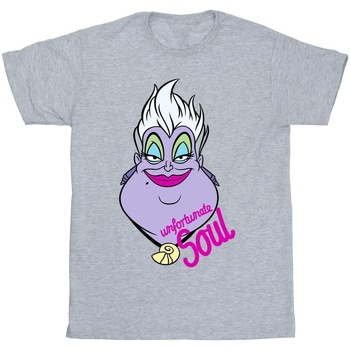 Abbigliamento Uomo T-shirts a maniche lunghe Disney Villains Ursula Unfortunate Soul Grigio