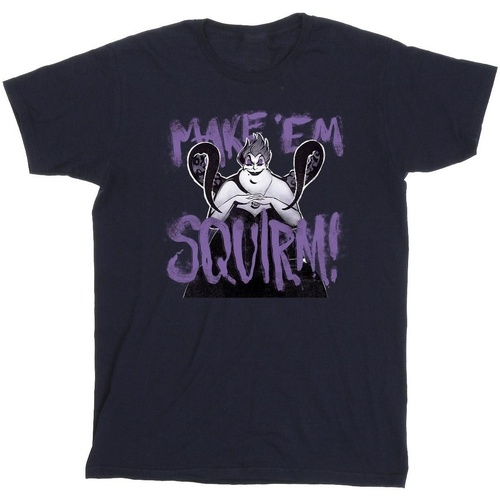 Abbigliamento Uomo T-shirts a maniche lunghe Disney Villains Ursula Purple Blu