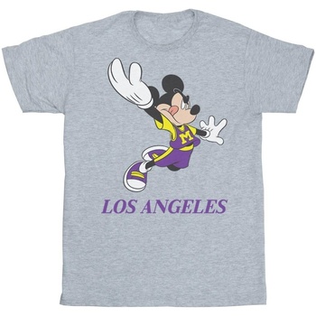 Abbigliamento Donna T-shirts a maniche lunghe Disney Mickey Mouse Los Angeles Grigio