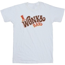 Abbigliamento Uomo T-shirts a maniche lunghe Willy Wonka Bar Logo Bianco