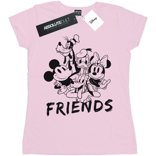 Abbigliamento Donna T-shirts a maniche lunghe Disney Mickey Mouse And Friends Rosso