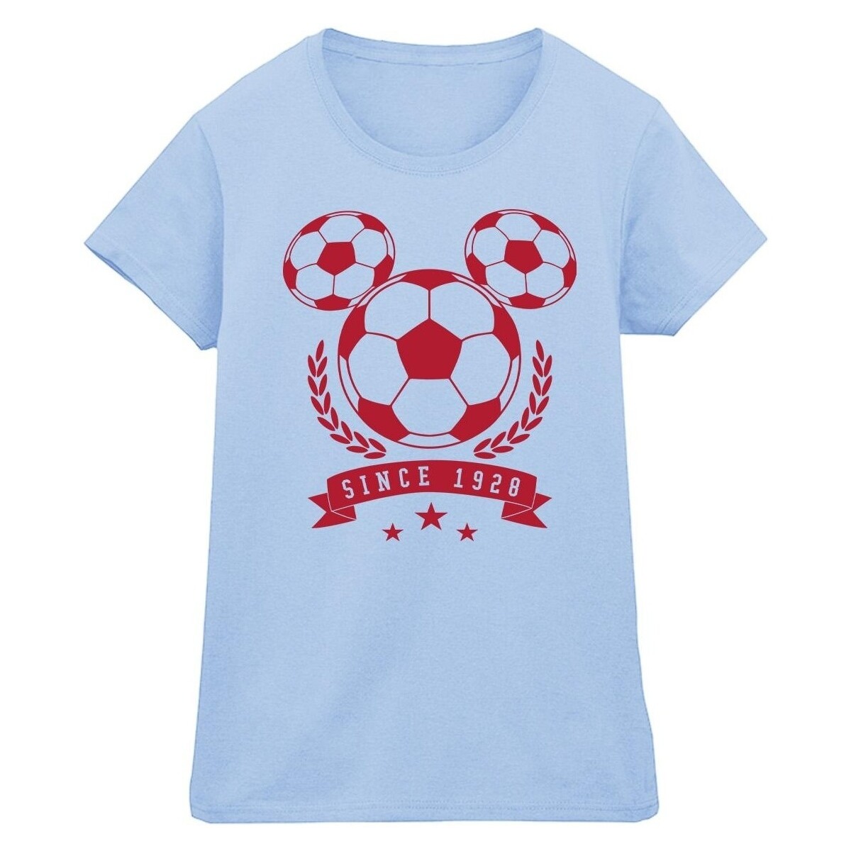Abbigliamento Donna T-shirts a maniche lunghe Disney Mickey Football Head Blu