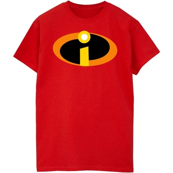 Abbigliamento Donna T-shirts a maniche lunghe Disney The Incredibles Costume Logo Rosso