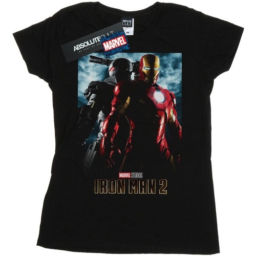 Abbigliamento Donna T-shirts a maniche lunghe Marvel Studios Iron Man 2 Poster Nero