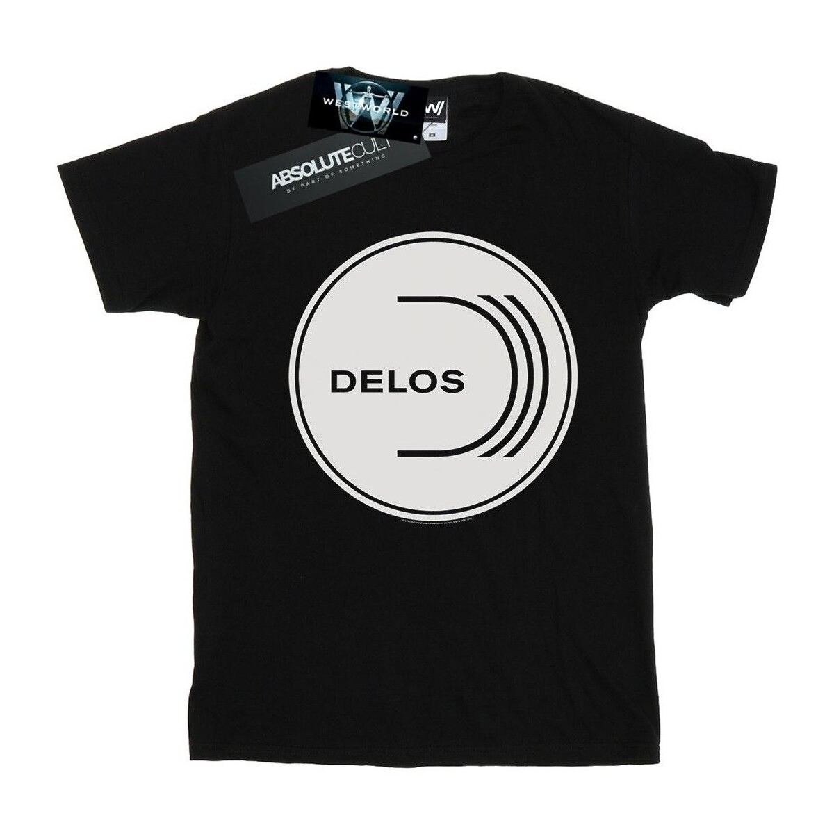 Abbigliamento Uomo T-shirts a maniche lunghe Westworld Delos Circular Logo Nero