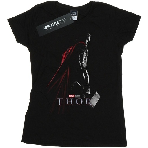 Abbigliamento Donna T-shirts a maniche lunghe Marvel Studios Thor Poster Nero
