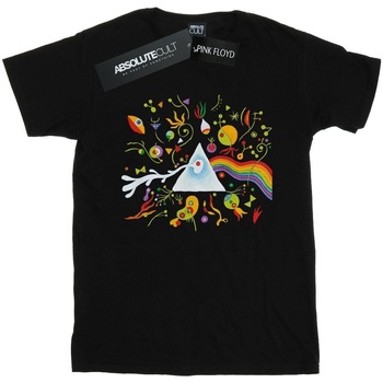 Abbigliamento Donna T-shirts a maniche lunghe Pink Floyd Miro 70s Prism Nero