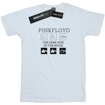 Abbigliamento Donna T-shirts a maniche lunghe Pink Floyd Pyramid Trio Bianco