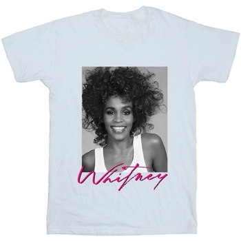 Abbigliamento Uomo T-shirts a maniche lunghe Whitney Houston BI48974 Bianco