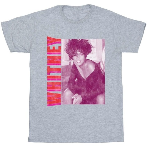 Abbigliamento Uomo T-shirts a maniche lunghe Whitney Houston WHITNEY Pose Grigio