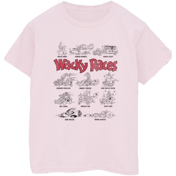 Abbigliamento Uomo T-shirts a maniche lunghe Wacky Races Car Lineup Rosso
