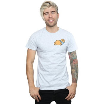Abbigliamento Uomo T-shirts a maniche lunghe Disney Winnie The Pooh Backside Breast Print Grigio