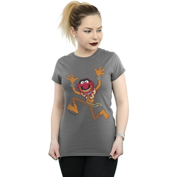 Abbigliamento Donna T-shirts a maniche lunghe Disney The Muppets Classic Animal Multicolore