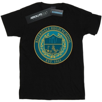 Abbigliamento Donna T-shirts a maniche lunghe Riverdale High School Crest Nero