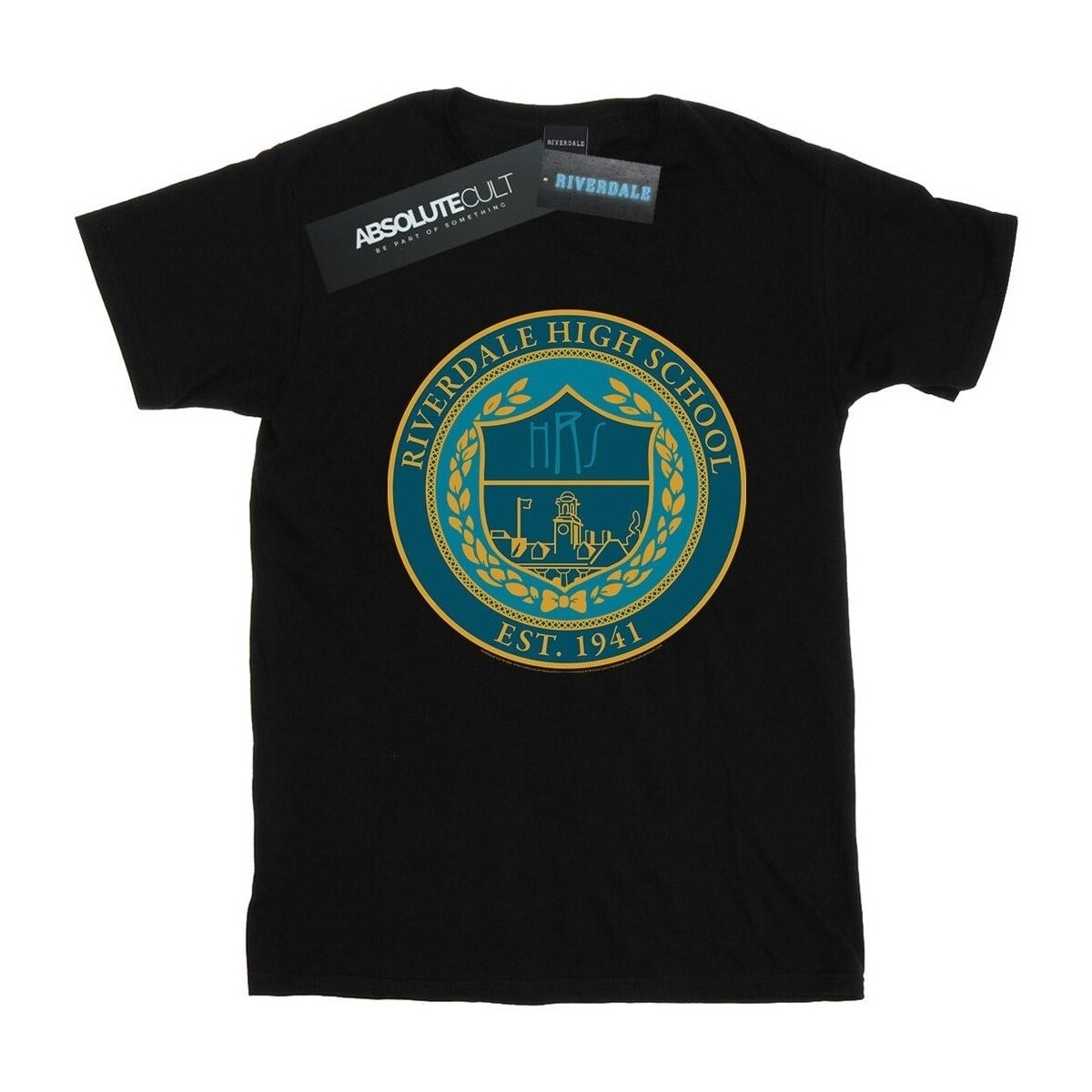 Abbigliamento Donna T-shirts a maniche lunghe Riverdale High School Crest Nero