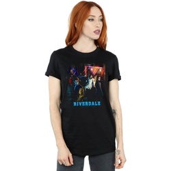 Abbigliamento Donna T-shirts a maniche lunghe Riverdale Diner Booth Nero