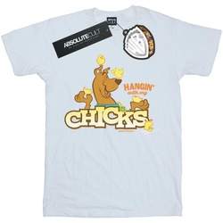Abbigliamento Donna T-shirts a maniche lunghe Scooby Doo Hangin With My Chicks Bianco