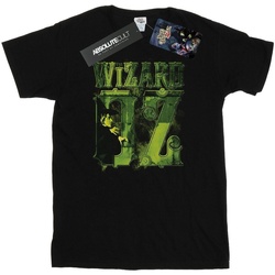 Abbigliamento Uomo T-shirts a maniche lunghe The Wizard Of Oz Wicked Witch Logo Nero