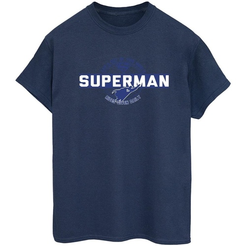 Abbigliamento Donna T-shirts a maniche lunghe Dc Comics Superman Out Of This World Blu